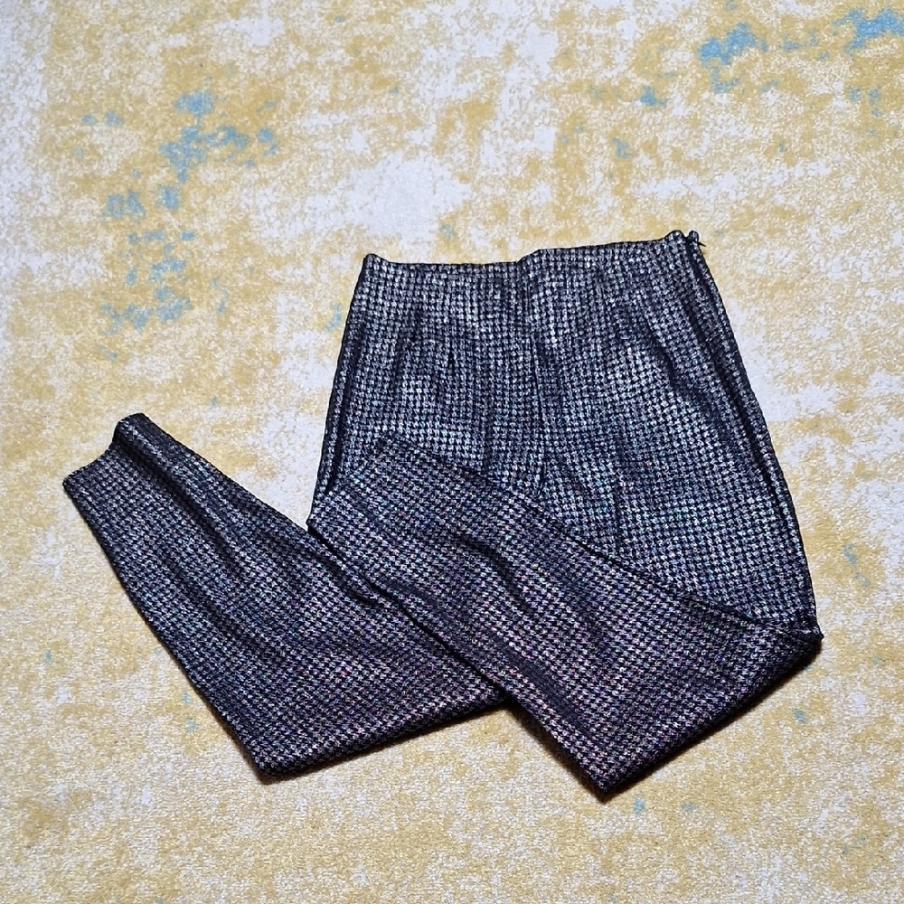 Time and Tru Womans Houndstooth Dress Pants